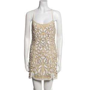X by NBD printed sequin mini dress